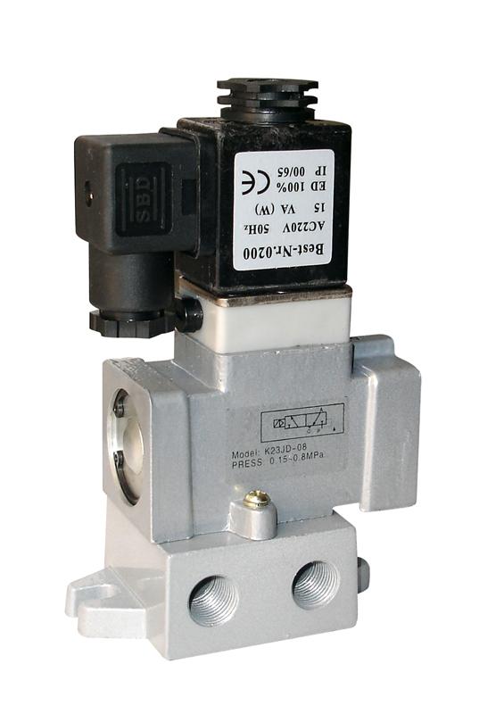 K23JD系列電磁閥,三通先導型K23JD series solenoid valve